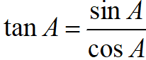 Half Angle Identities